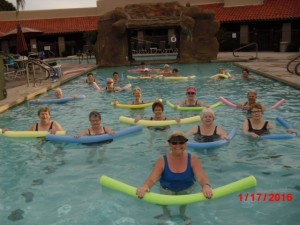 Water Aerobics at pool     